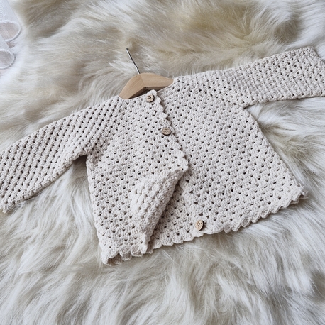 Vintage bebek hırka -6-9 ay