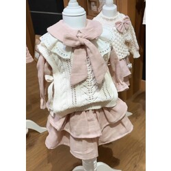 Triko Yelekli Müslin Bebek Takım