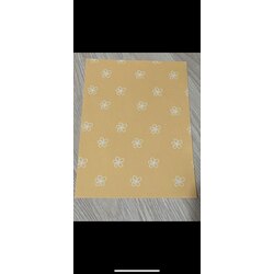 Turuncu Çiçekli Notepad
