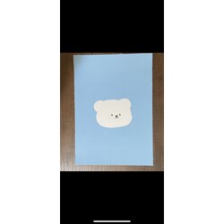 Mavi Ayıcıklı Notepad