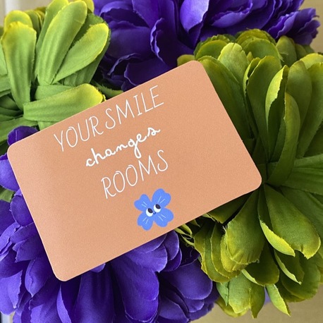 Your smile changes rooms – Motto Kart