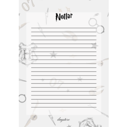 Harry Potter Temalı Notepad