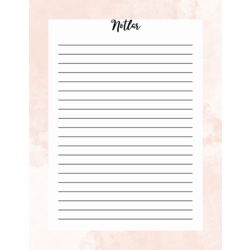 Pembe Notepad