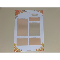 Turuncu Çiçek Günlük Planlayıcı