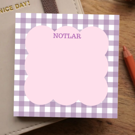 Pastel Lila Memopad