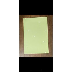 Yeşil Kalpli Notepad