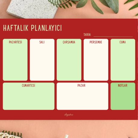 Strawberry Haftalık Planlayıcı