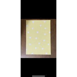 Sarı Kalpli Notepad