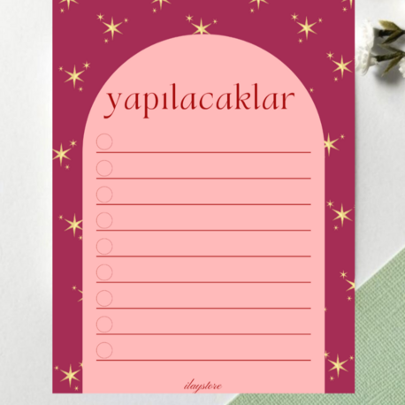 Rosy Yapılacaklar Listesi