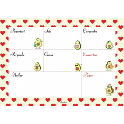 Avokado Haftalık Planlayıcı