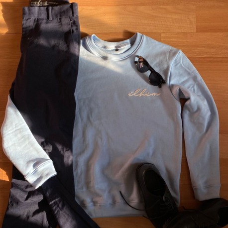 Felt Good While It Lasted Yazılı Bisiklet Yaka Sweatshirt