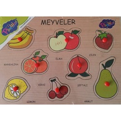 Ahşap Bultak Meyveler