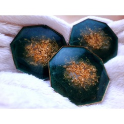 ruby green &Gold coasters