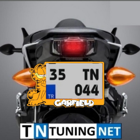 GARFİELD MOTORSİKLET FULL PLEKSİ PLAKALIK