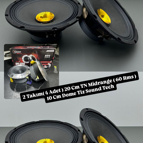 YILIN SES SİSTEMİ KAMPANYASI (2 TAKIM 20 CM MİD + 10 CM DOME TİZ )