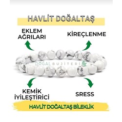 Havlit Doğal Taş Bileklik 