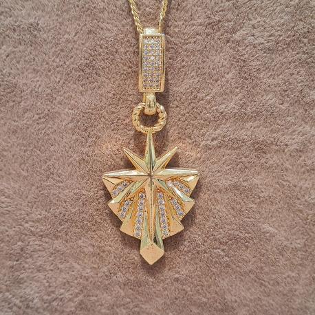 ÇELİK YILDIZ MODEL KOLYE