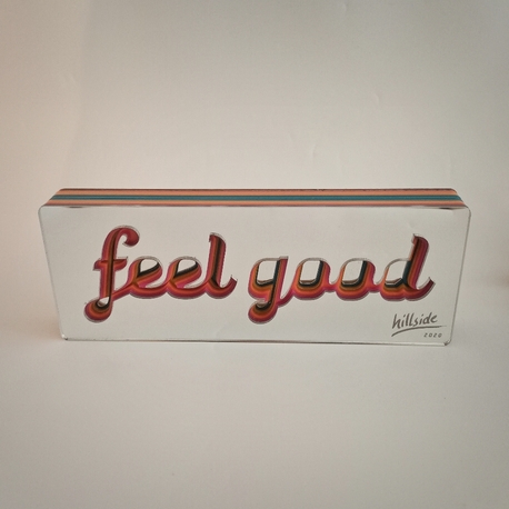 Retro Aynalı Feel Good Tabela