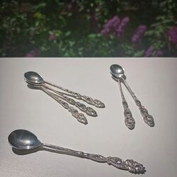 Gümüş Kaplama 6'lı Çay Kaşığı