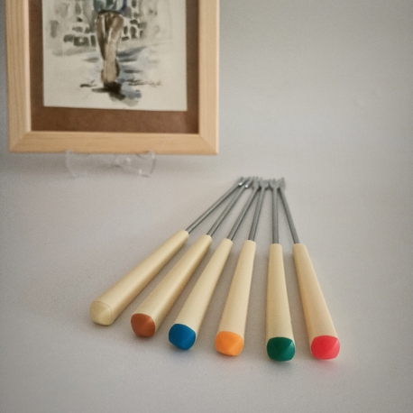 Vintage Barbekü / Fondü Çatalı