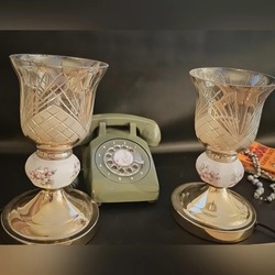 Çift Başucu Lambası / Abajur