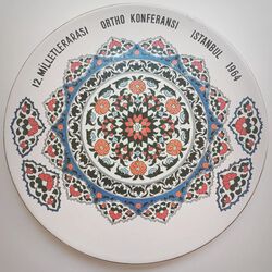 Eczacıbaşı El Boyama Dekor Tabak