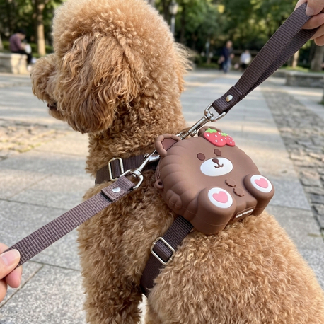 JBL ÇANTALI KÖPEK TASMA BROWN AYICIK