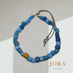 Glass Choker (khaki rope)