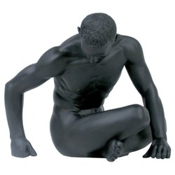 WISE Veronese Serisi-VERONESE BİBLOLAR › Wise Body-ÇIPLAK ADAM - SİYAH-13.5*11*11 CM. 