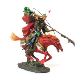 WISE Veronese Serisi-Wise Mitoloji & Tarih-ATLI ÇİNLİ ŞOVALYE-31*33*18 CM