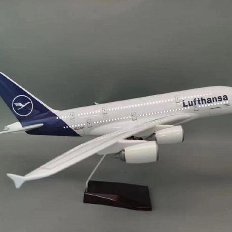HEDİYELİK-MAKET UÇAKLAR-LUFTHANSA-ÖLÇEK : 1:160 45,5 CM-JA380LUFT