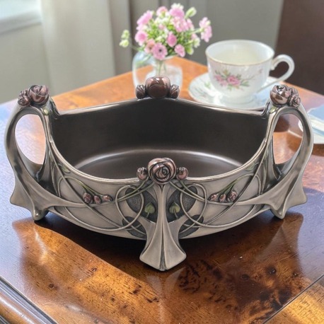 Dekoratif Çiçekli Bowl Wise Veronese – Mitolojik Tasarım Poliresin Vazo & Kase 31,5 cm