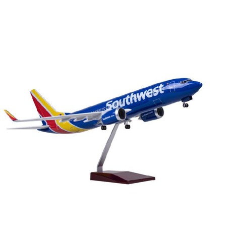 HEDİYELİK-MAKET UÇAKLAR-SOUTHWEST-ÖLÇEK : 1:85 47 CM-JB737-800