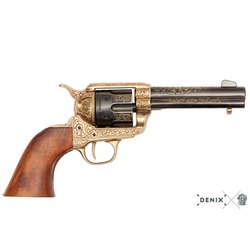 Denix Koleksiyon Grubu-CAL.45 PEACEMAKER REVOLVER 4,75", USA 1873-JDNXM-1280-L