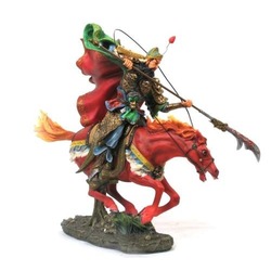 WISE Veronese Serisi-Wise Mitoloji & Tarih-ATLI ÇİNLİ ŞOVALYE-31*33*18 CM