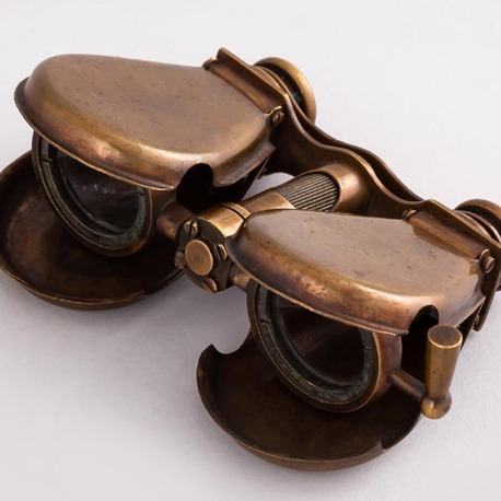  DENİZCİLİK GRUBU-Marine Pirinç Aksesuar-DEKORATİF DÜRBÜN-13x9x3 CM-JTTR38628