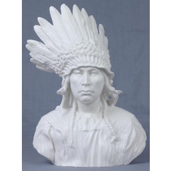 VERONESE BİBLOLAR › Wise Porselen-PORSELEN KIZILDERILI SEF BUST-18,5*10,5*24,5 CM-JCP30047AA