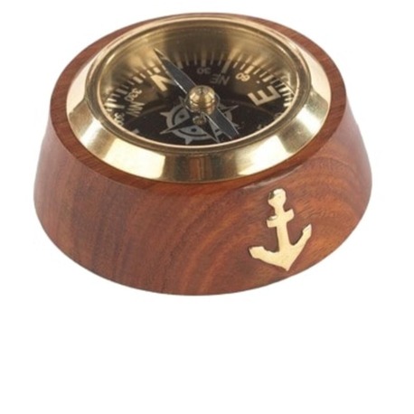  DENİZCİLİK GRUBU-Marine Pirinç Aksesuar-PUSULA-7x7x4 CM-JTTR2703