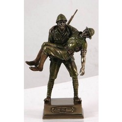 WISE Veronese Serisi-MEHMETCIGE SAYGI ANITI BRONZ-18*12*12 CM
