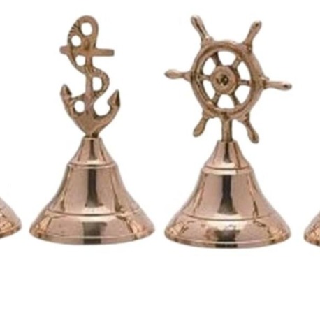DENİZCİLİK GRUBU-Marine Pirinç Aksesuar-MASA ÜSTÜ ZİL 4 LÜ-13x6x6 CM ADET-JTTR36215