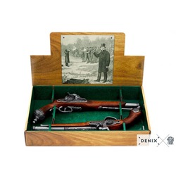 Denix Koleksiyon Grubu-2 PISTOLAS DE DUELO, ITALIA 1825-JDNX2-1013-G
