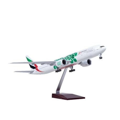 HEDİYELİK-MAKET UÇAKLAR-DUBAI UAE 2020 EXPO-ÖLÇEK : 1:157 47 CM-JB777DUBAI 