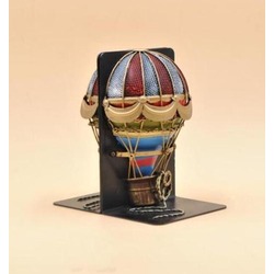 Jayland Metal Eskitilmiş Retro Sıcak Balon Kitap Stop-Jayland Serisi-18*13*19 CM
