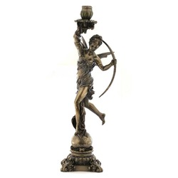 VERONESE BİBLOLAR-Wise Şamdan-WISE DIANA MUMLUK-18*15*45,5 CM-JWU74788A4