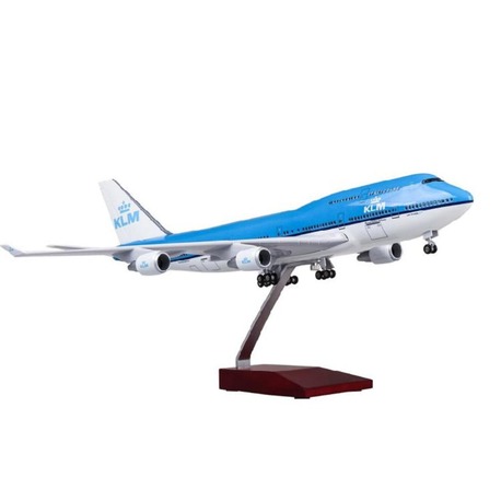 HEDİYELİK-MAKET UÇAKLAR-DUTCH AIRWAYS KLM-ÖLÇEK : 1:160 47 CM-JB747DUTCH