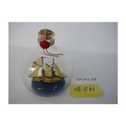 DENİZCİLİK GRUBU › Marine Şişe Gemi-Z&A ŞİŞE GEMİ>>12x12x15 cm