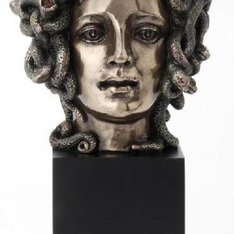  VERONESE BİBLOLAR-Wise Mitoloji & Tarih-KAİDELİ MEDUSA-10,5x9,8x21 CM-JWU77631A4