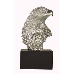 WISE Veronese Serisi-WISE STANDLI KARTAL BAŞI GRİ-18*9*9 CM
