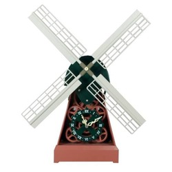 HEDİYELİK › KARIŞIK › Çark Saatler>>MKC Değirmen Masa Saati-40*37*15 CM