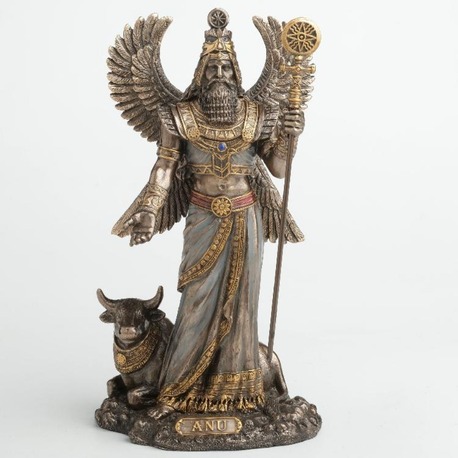 Dekoratif Anu Biblo Wise Veronese – Sümer Mitolojisi Poliresin Obje 23 cm